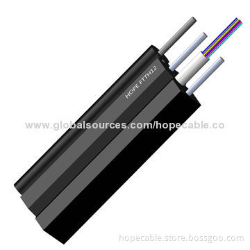 FPR/Steel Covered, Low Smoke Zero Halogen Sheath, FTTH 12 Cores Fiber to the Home Optic Cable